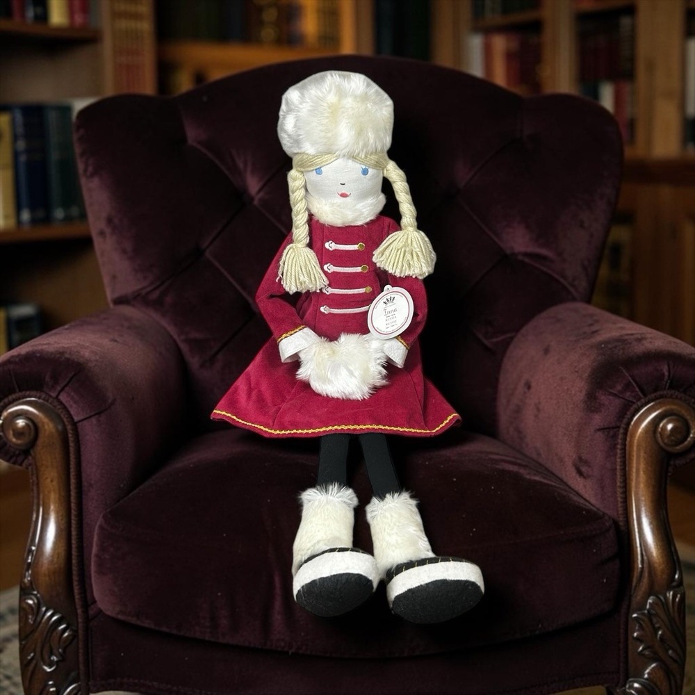 Pottery Barn Kids Special Edition Designer Plush Doll Inna from Russia 29"